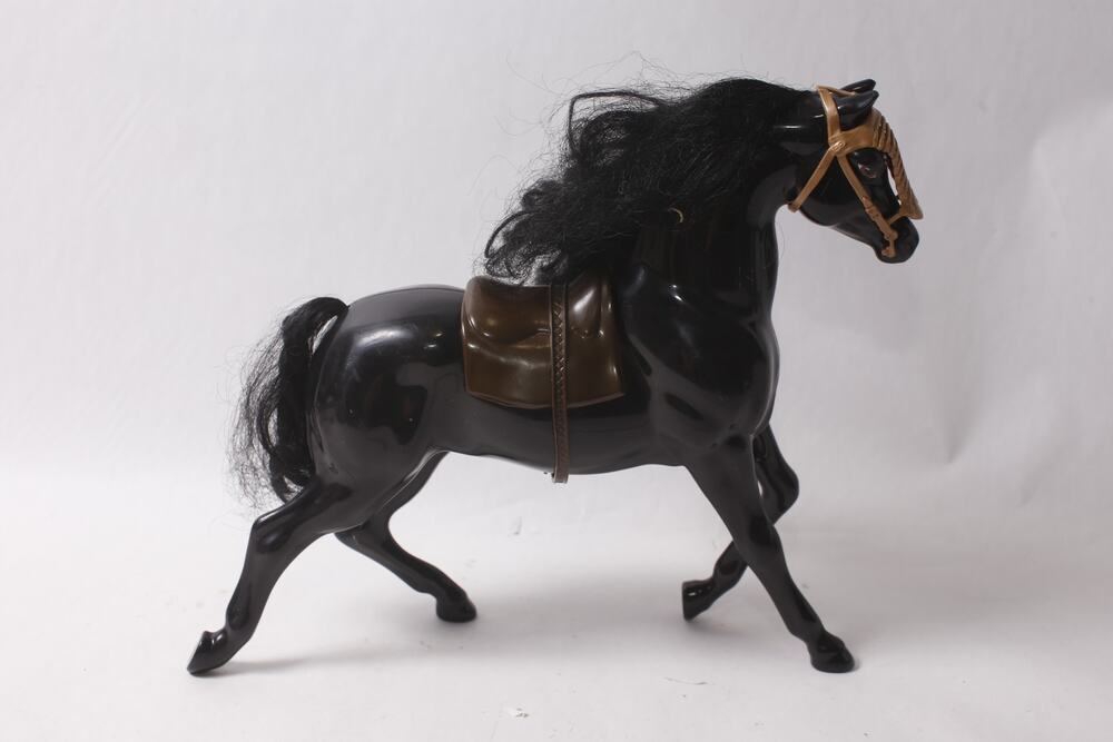 2016 Mattel DC Comics Wonder Woman Black Stallion Toy Horse ~ 260914-WH 1358